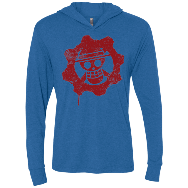 T-Shirts Vintage Royal / X-Small Pirates of War Triblend Long Sleeve Hoodie Tee