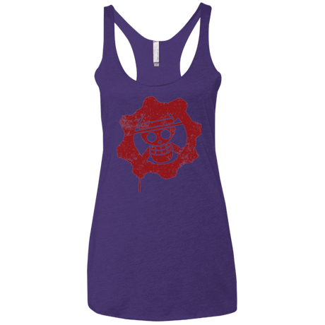 T-Shirts Purple / X-Small Pirates of War Women's Triblend Racerback Tank