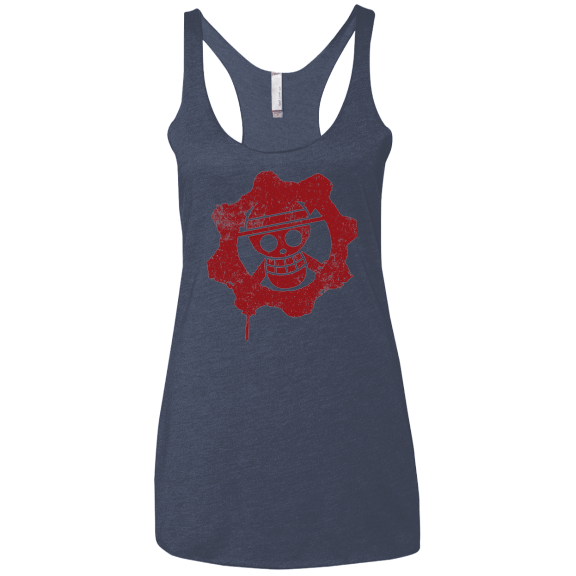 T-Shirts Vintage Navy / X-Small Pirates of War Women's Triblend Racerback Tank