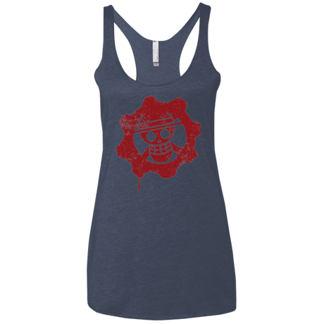 T-Shirts Vintage Navy / X-Small Pirates of War Women's Triblend Racerback Tank