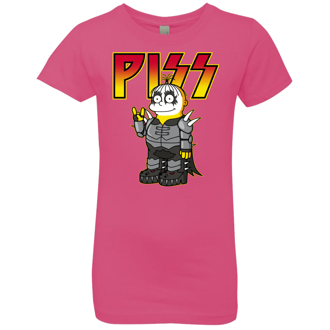 T-Shirts Hot Pink / YXS Piss Girls Premium T-Shirt