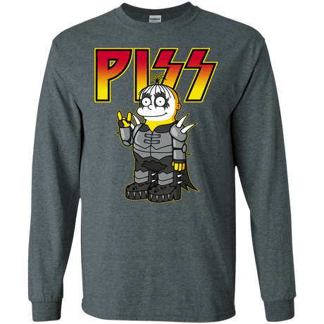 T-Shirts Dark Heather / S Piss Men's Long Sleeve T-Shirt