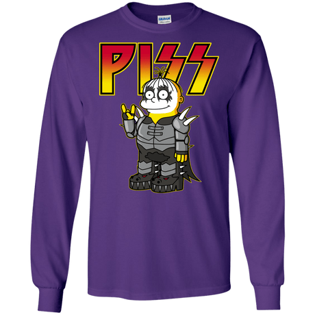 T-Shirts Purple / S Piss Men's Long Sleeve T-Shirt