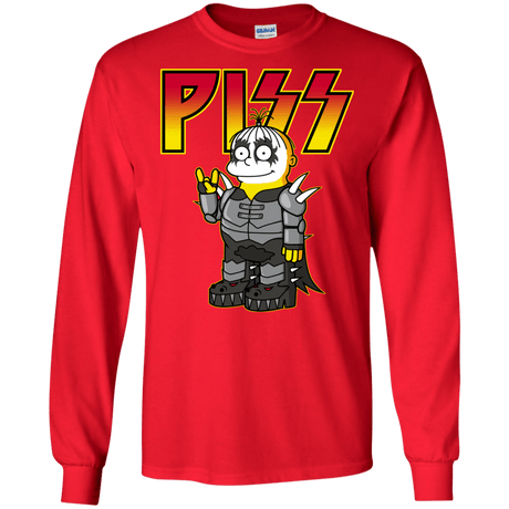 T-Shirts Red / S Piss Men's Long Sleeve T-Shirt