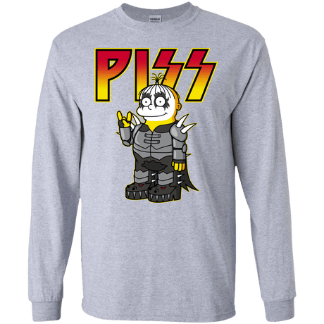 T-Shirts Sport Grey / S Piss Men's Long Sleeve T-Shirt