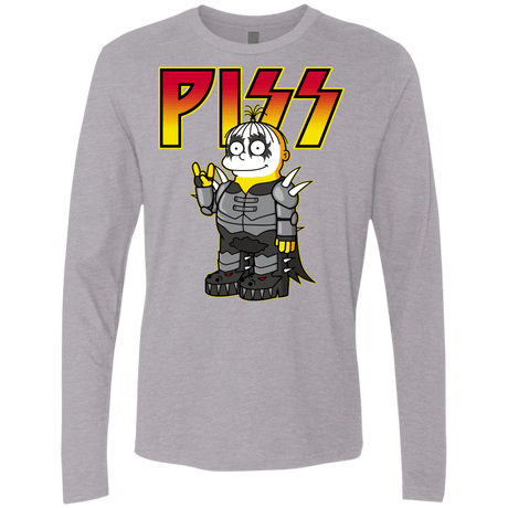 T-Shirts Heather Grey / S Piss Men's Premium Long Sleeve