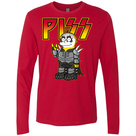 T-Shirts Red / S Piss Men's Premium Long Sleeve