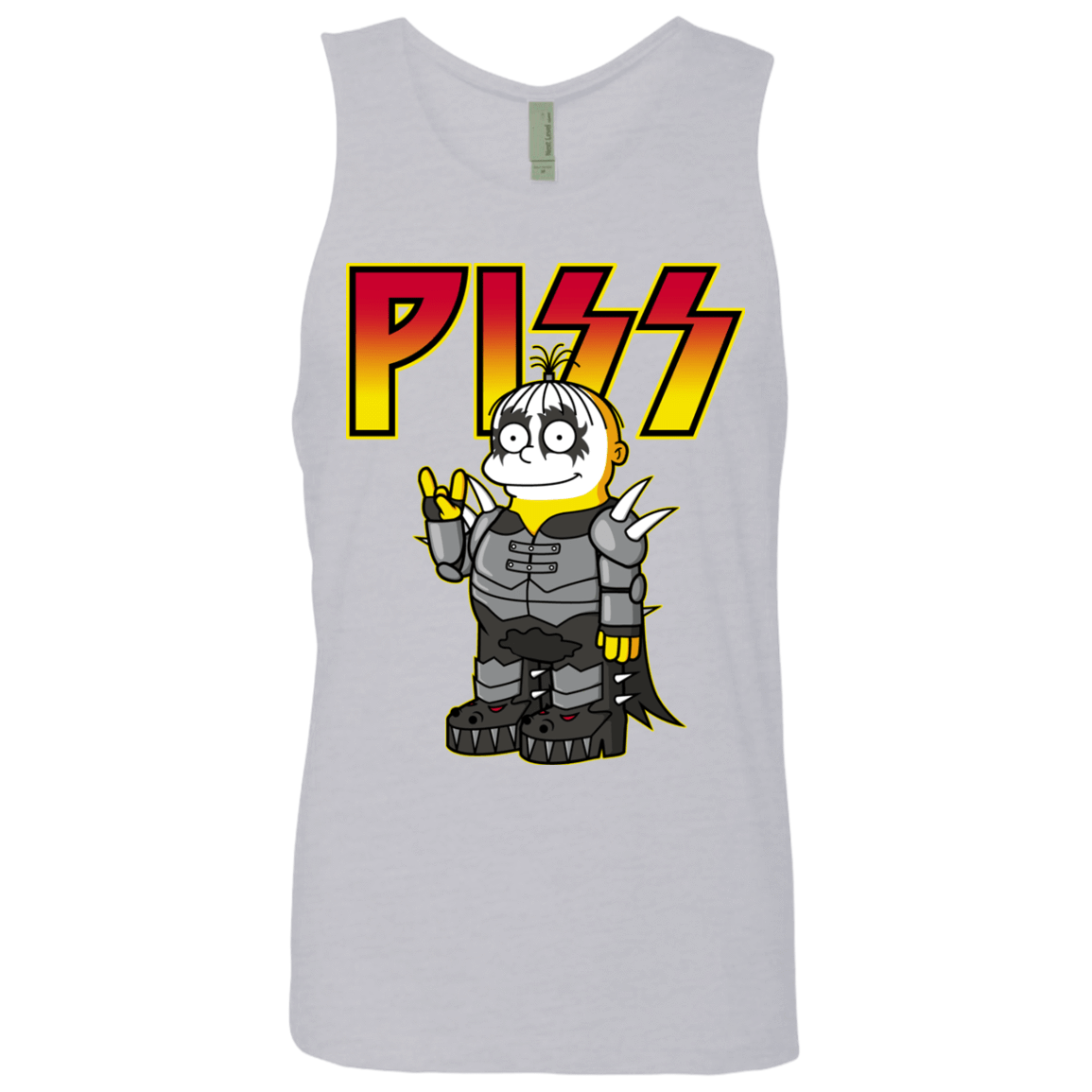 T-Shirts Heather Grey / S Piss Men's Premium Tank Top