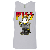 T-Shirts Heather Grey / S Piss Men's Premium Tank Top