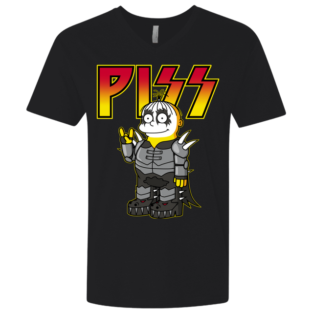 T-Shirts Black / X-Small Piss Men's Premium V-Neck