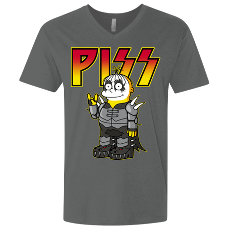 T-Shirts Heavy Metal / X-Small Piss Men's Premium V-Neck