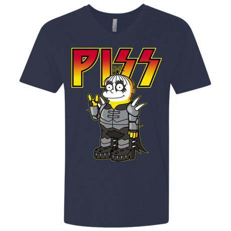 T-Shirts Midnight Navy / X-Small Piss Men's Premium V-Neck