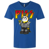 T-Shirts Royal / X-Small Piss Men's Premium V-Neck