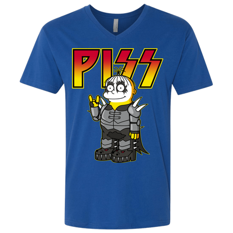 T-Shirts Royal / X-Small Piss Men's Premium V-Neck