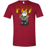 T-Shirts Cardinal Red / S Piss Men's Semi-Fitted Softstyle