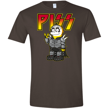 T-Shirts Dark Chocolate / S Piss Men's Semi-Fitted Softstyle