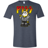 T-Shirts Heather Navy / S Piss Men's Semi-Fitted Softstyle