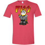 T-Shirts Heather Red / S Piss Men's Semi-Fitted Softstyle