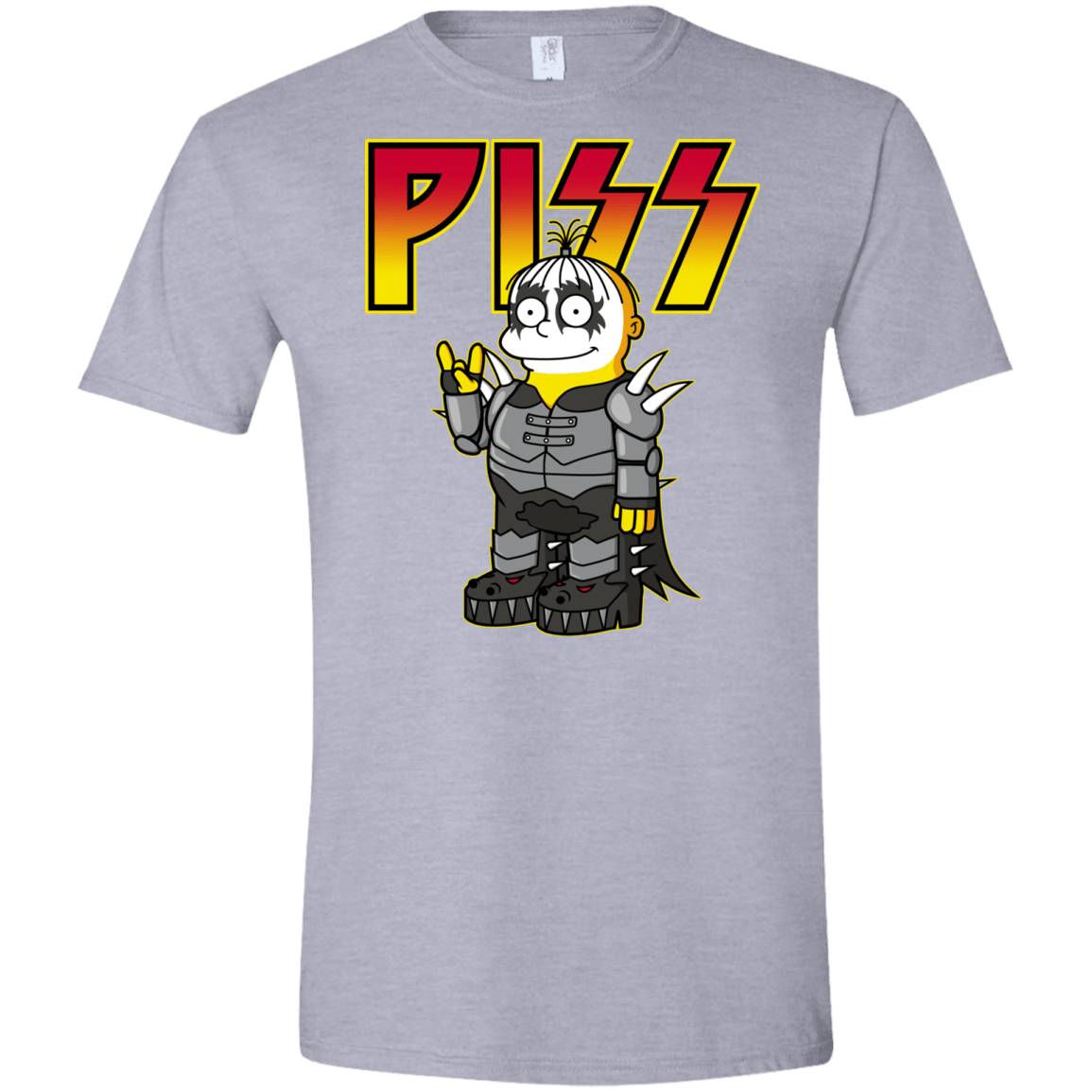 T-Shirts Sport Grey / X-Small Piss Men's Semi-Fitted Softstyle