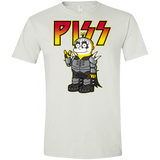 T-Shirts White / X-Small Piss Men's Semi-Fitted Softstyle
