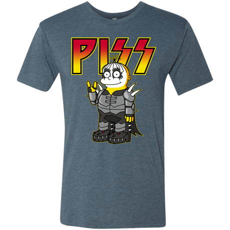 T-Shirts Indigo / S Piss Men's Triblend T-Shirt