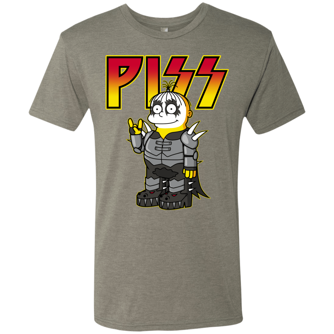 T-Shirts Venetian Grey / S Piss Men's Triblend T-Shirt