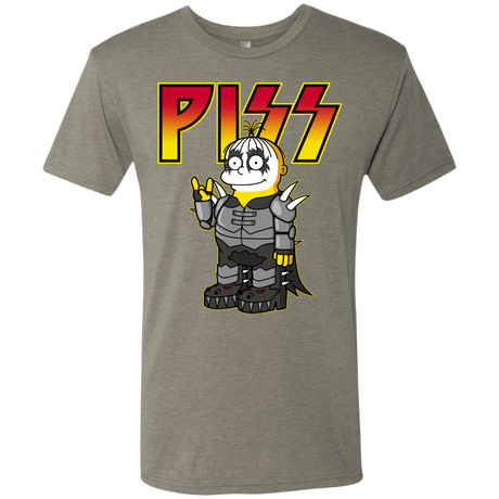 T-Shirts Venetian Grey / S Piss Men's Triblend T-Shirt