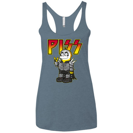 T-Shirts Indigo / X-Small Piss Women's Triblend Racerback Tank