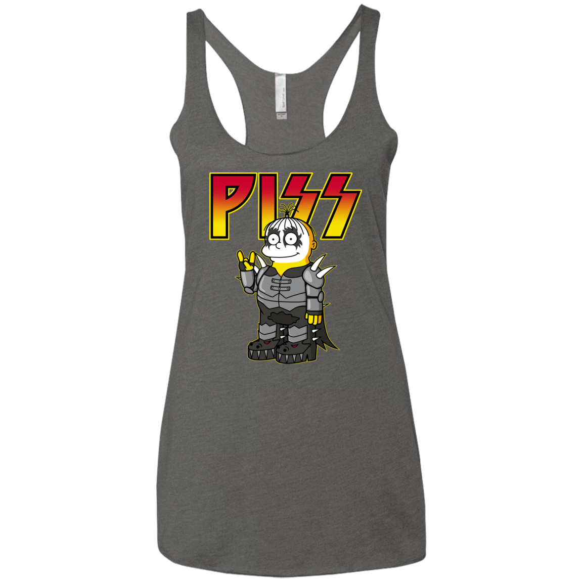 T-Shirts Premium Heather / X-Small Piss Women's Triblend Racerback Tank