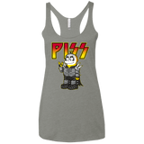 T-Shirts Venetian Grey / X-Small Piss Women's Triblend Racerback Tank