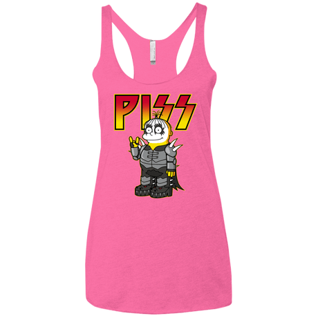 T-Shirts Vintage Pink / X-Small Piss Women's Triblend Racerback Tank