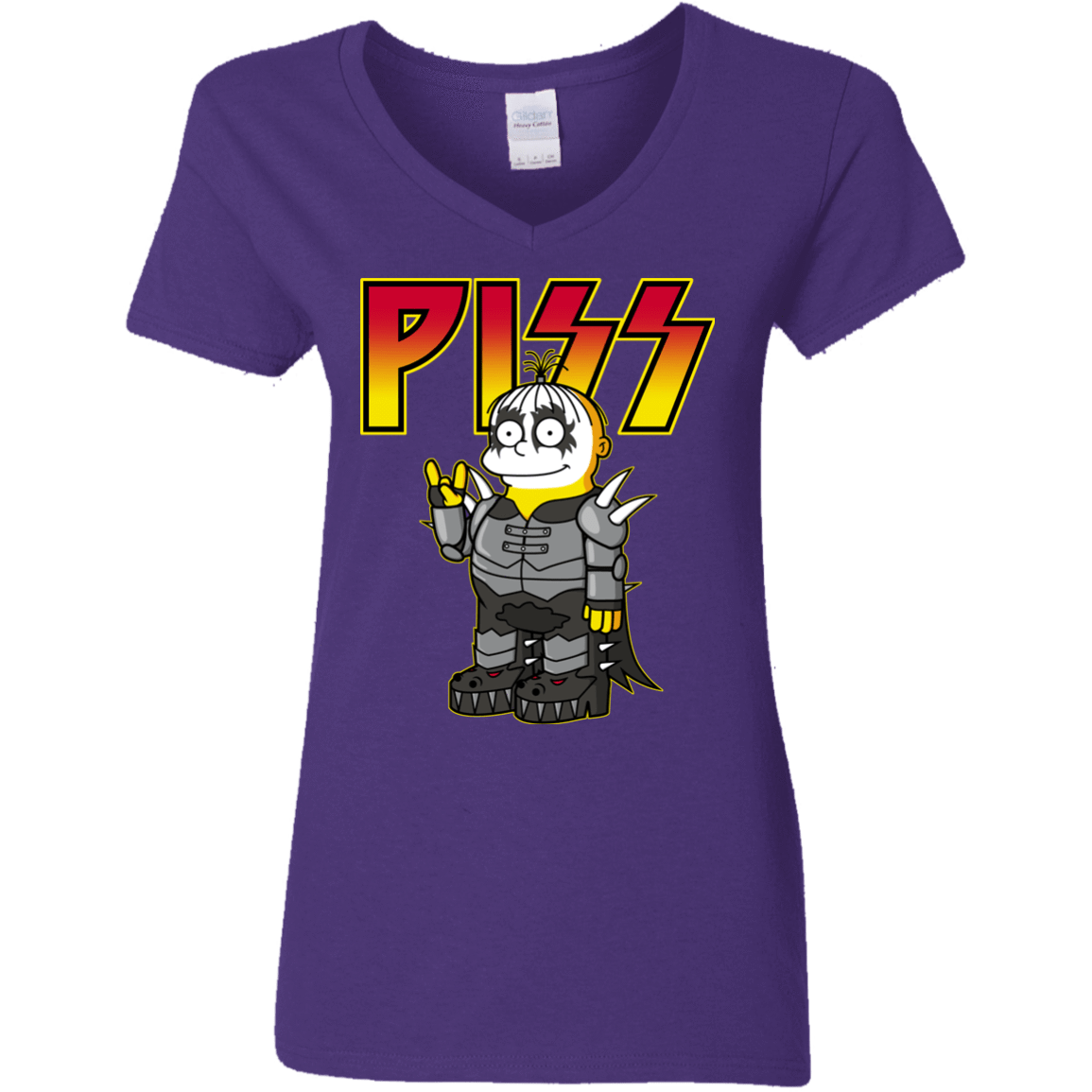 T-Shirts Purple / S Piss Women's V-Neck T-Shirt