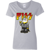 T-Shirts Sport Grey / S Piss Women's V-Neck T-Shirt