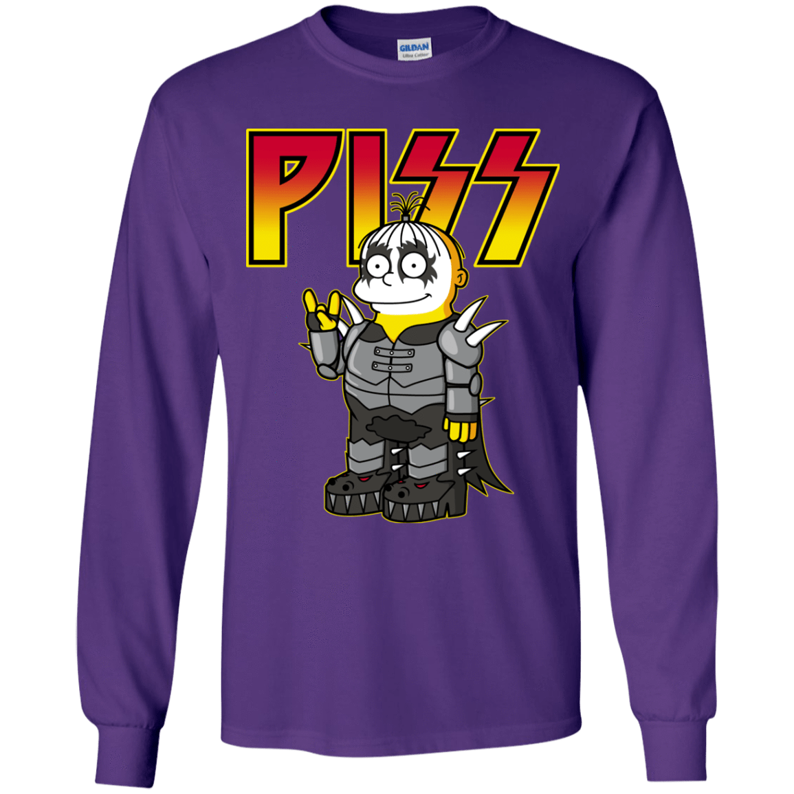 T-Shirts Purple / YS Piss Youth Long Sleeve T-Shirt