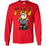 T-Shirts Red / YS Piss Youth Long Sleeve T-Shirt