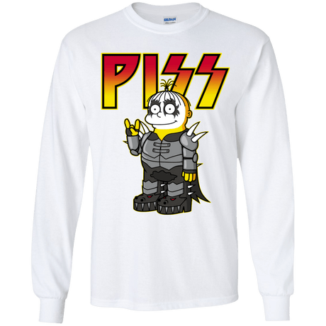 T-Shirts White / YS Piss Youth Long Sleeve T-Shirt