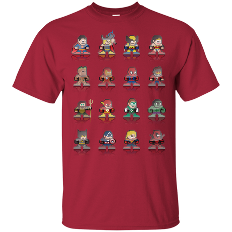 T-Shirts Cardinal / S Pixel Comics T-Shirt