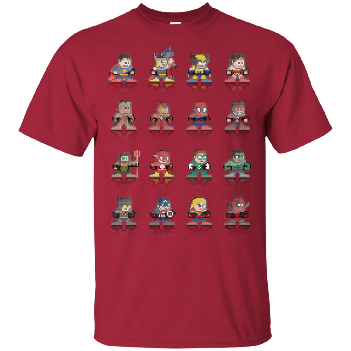 T-Shirts Cardinal / S Pixel Comics T-Shirt