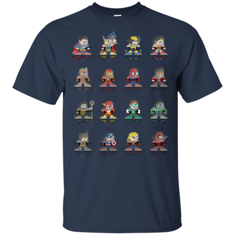 T-Shirts Navy / S Pixel Comics T-Shirt