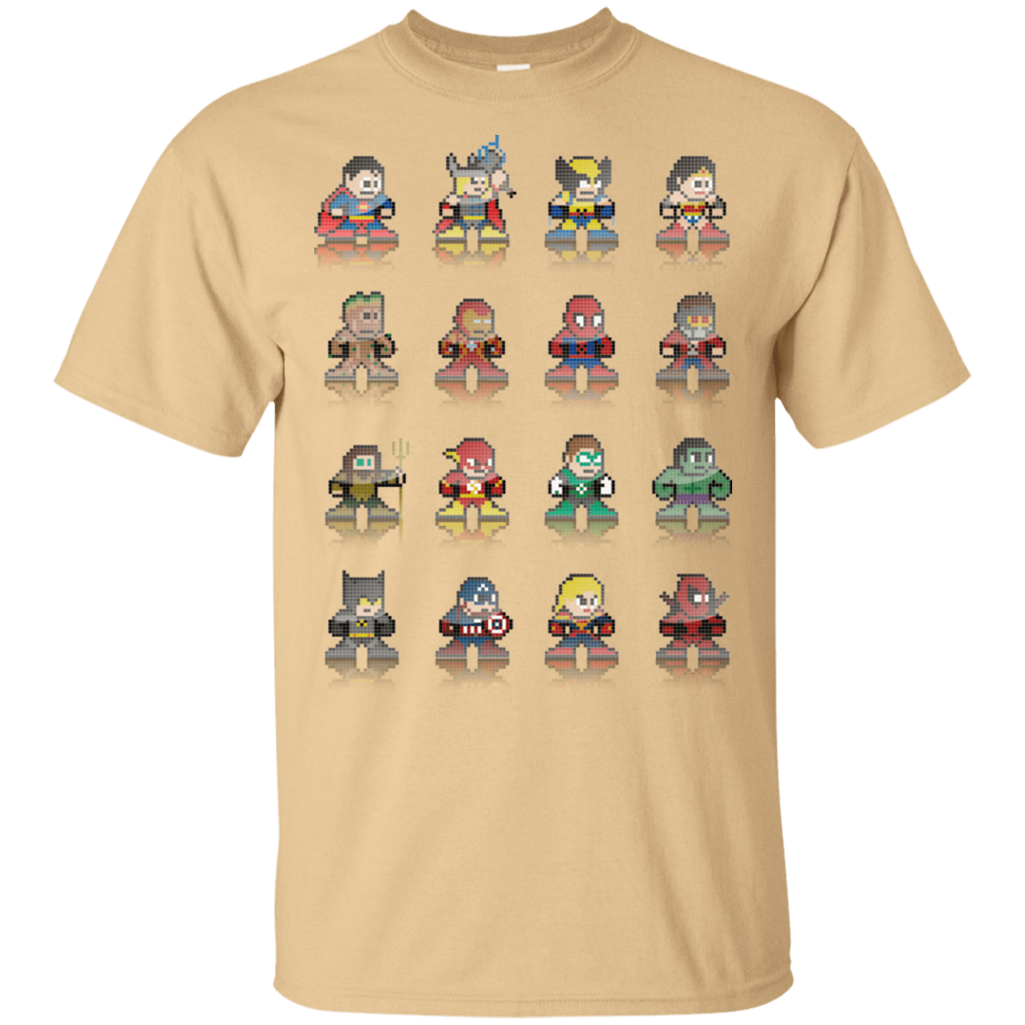 T-Shirts Vegas Gold / S Pixel Comics T-Shirt