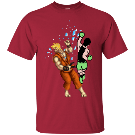 T-Shirts Cardinal / Small Pixel Fight Ken T-Shirt