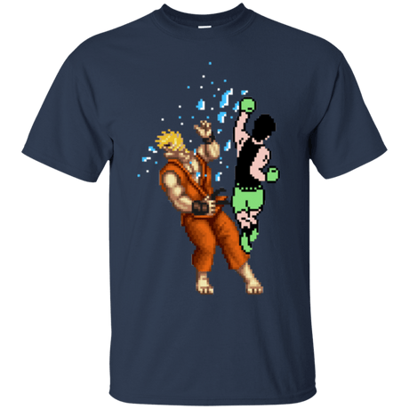 T-Shirts Navy / Small Pixel Fight Ken T-Shirt