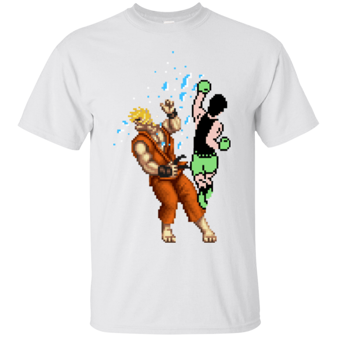 T-Shirts White / Small Pixel Fight Ken T-Shirt