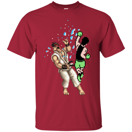 T-Shirts Cardinal / Small Pixel Fight Ryu T-Shirt