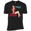 T-Shirts Black / YXS Pixel Pinup Pauline Boys Premium T-Shirt