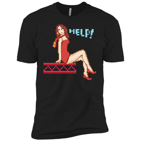T-Shirts Black / YXS Pixel Pinup Pauline Boys Premium T-Shirt