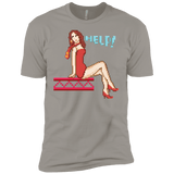 T-Shirts Light Grey / YXS Pixel Pinup Pauline Boys Premium T-Shirt
