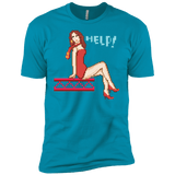 T-Shirts Turquoise / YXS Pixel Pinup Pauline Boys Premium T-Shirt
