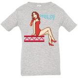 T-Shirts Heather / 6 Months Pixel Pinup Pauline Infant PremiumT-Shirt