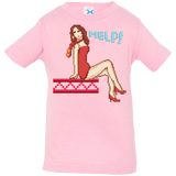 T-Shirts Pink / 6 Months Pixel Pinup Pauline Infant PremiumT-Shirt